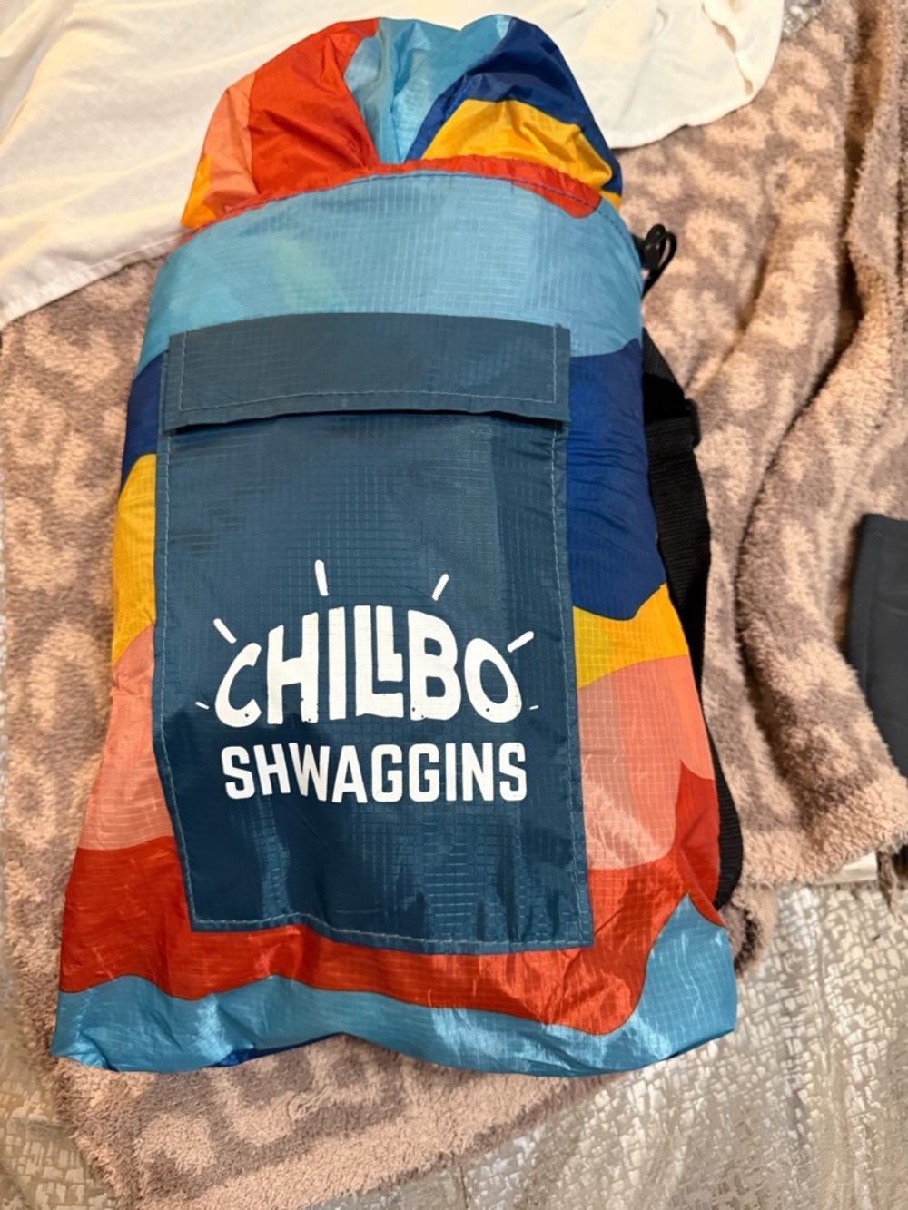 Colorblock Nylon Backpack - Multicolor